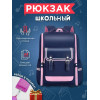 Ортопедический рюкзак для школьника SH048, цвет темно-синий
