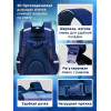 Портфель школьный для мальчика SR003-1 темно-синий, цвет темно-синий Портфель школьный для мальчика SR003-1 темно-синий, цвет темно-синий