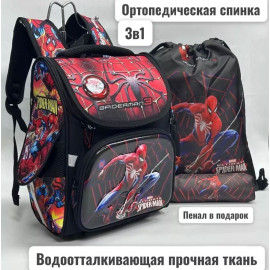 Ранец ортопедический Человек-Паук SH068-1
