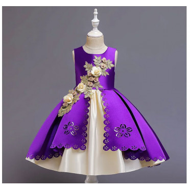 Фиолетовое нарядное платье Стиляги для девочек PLD25-29-2, размер 104-152