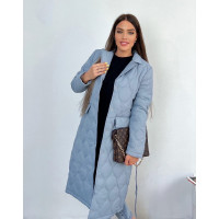 Молодежное пальто женское SD019-5 серое