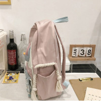 Школьный рюкзак со съемной игрушкой для девочки SH105 черный