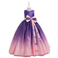 Фиолетовое бальное платье на девочку EDPL108-3