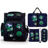 Школьный ранец футбол для мальчика SH004-3, цвет серый