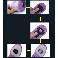 Розовые кроссовки с колесиками для девочек DKG216-4