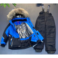 Красный зимний комплект для мальчика DKG103-2