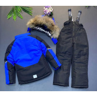 Красный зимний комплект для мальчика DKG103-2