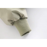 Куртка оверсайз DKW005-7 серая